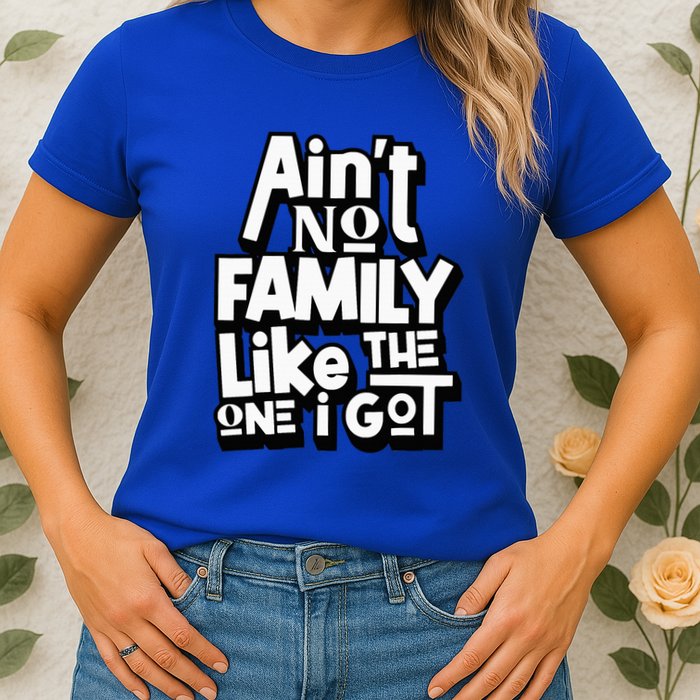 AinT No Family Like The One I Got For Family Womens T-Shirt