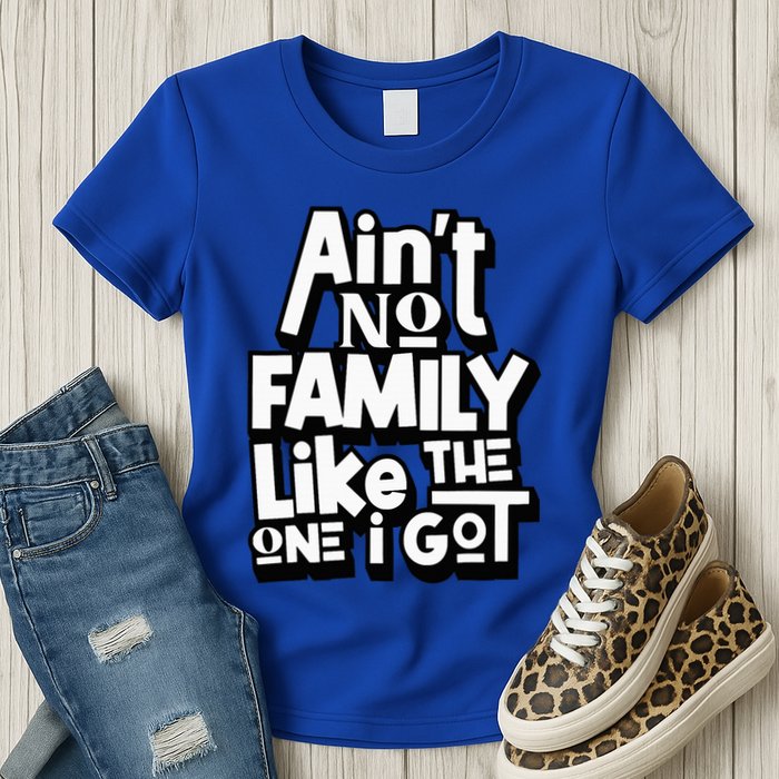 AinT No Family Like The One I Got For Family Womens T-Shirt