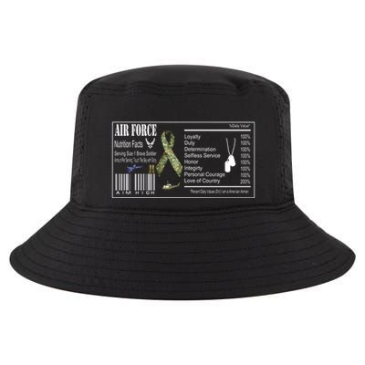 Airforce Nutrition Facts Serving Size 1 Brave Soldier Cool Comfort Performance Bucket Hat
