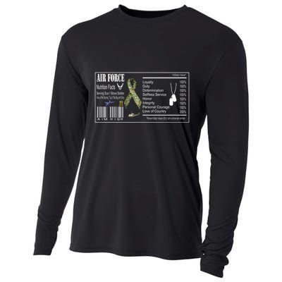 Airforce Nutrition Facts Serving Size 1 Brave Soldier Cooling Performance Long Sleeve Crew