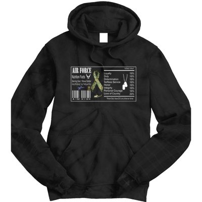 Airforce Nutrition Facts Serving Size 1 Brave Soldier Tie Dye Hoodie