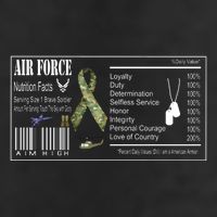 Airforce Nutrition Facts Serving Size 1 Brave Soldier Trucker Hat