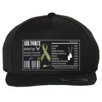 Airforce Nutrition Facts Serving Size 1 Brave Soldier Wool Snapback Cap
