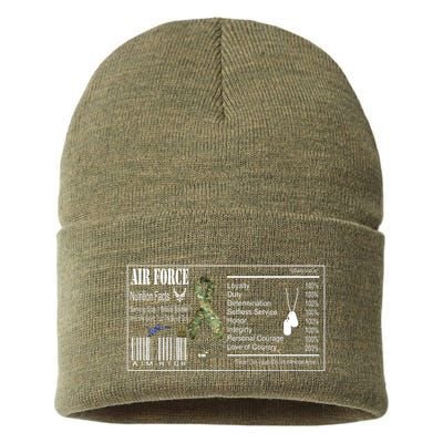 Airforce Nutrition Facts Serving Size 1 Brave Soldier Sustainable Knit Beanie