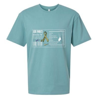 Airforce Nutrition Facts Serving Size 1 Brave Soldier Sueded Cloud Jersey T-Shirt