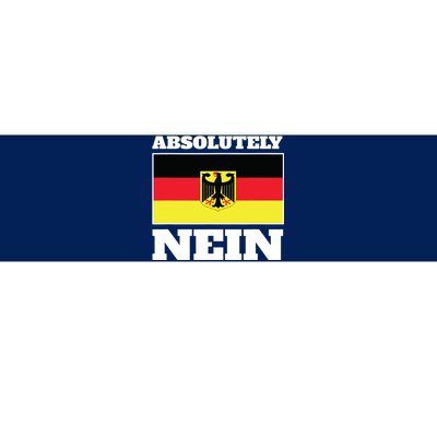 Absolutely Nein Flag Of German Eagle Germany German Bumper Sticker