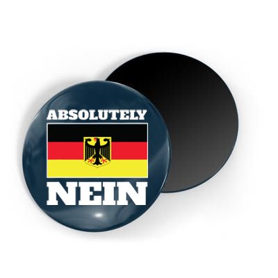 Absolutely Nein Flag Of German Eagle Germany German Magnet