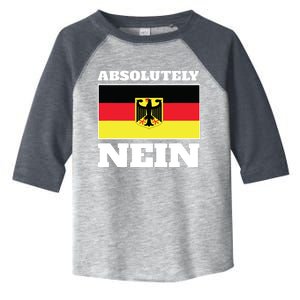 Absolutely Nein Flag Of German Eagle Germany German Toddler Fine Jersey T-Shirt