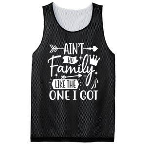 Ain't No Family Like The One I Got Funny Family Mesh Reversible Basketball Jersey Tank