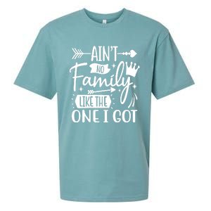 Ain't No Family Like The One I Got Funny Family Sueded Cloud Jersey T-Shirt