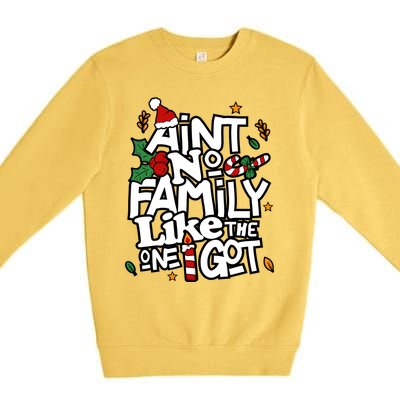 AinT No Family Like The One I Got Matching Family Christmas Premium Crewneck Sweatshirt