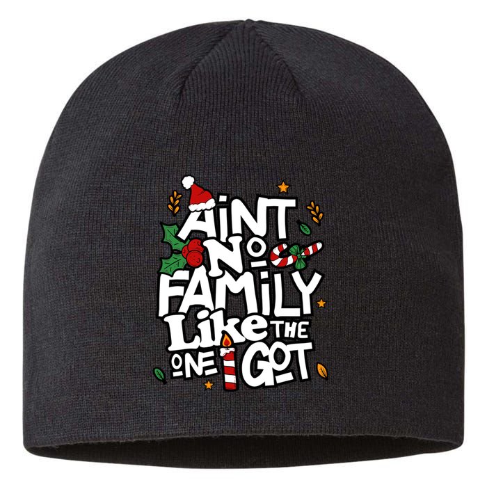 AinT No Family Like The One I Got Matching Family Christmas Sustainable Beanie