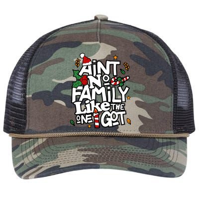 AinT No Family Like The One I Got Matching Family Christmas Retro Rope Trucker Hat Cap