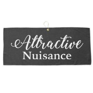 Attractive Nuisance Funny Lawyer Large Microfiber Waffle Golf Towel