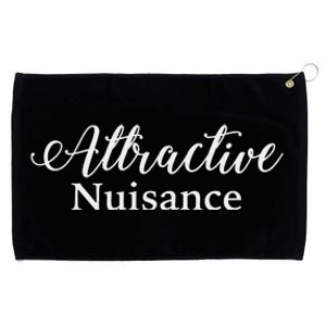 Attractive Nuisance Funny Lawyer Grommeted Golf Towel