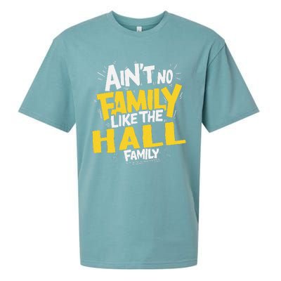 AinT No Family Like The Hall Family Reunion Matching Sueded Cloud Jersey T-Shirt