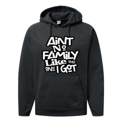 Ain't No Family Like The One I Got For Family Performance Fleece Hoodie