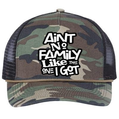 Ain't No Family Like The One I Got For Family Retro Rope Trucker Hat Cap