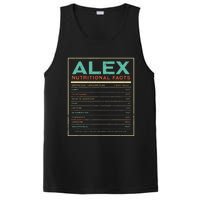 Alex Nutrition Facts Funny Personalized Name PosiCharge Competitor Tank