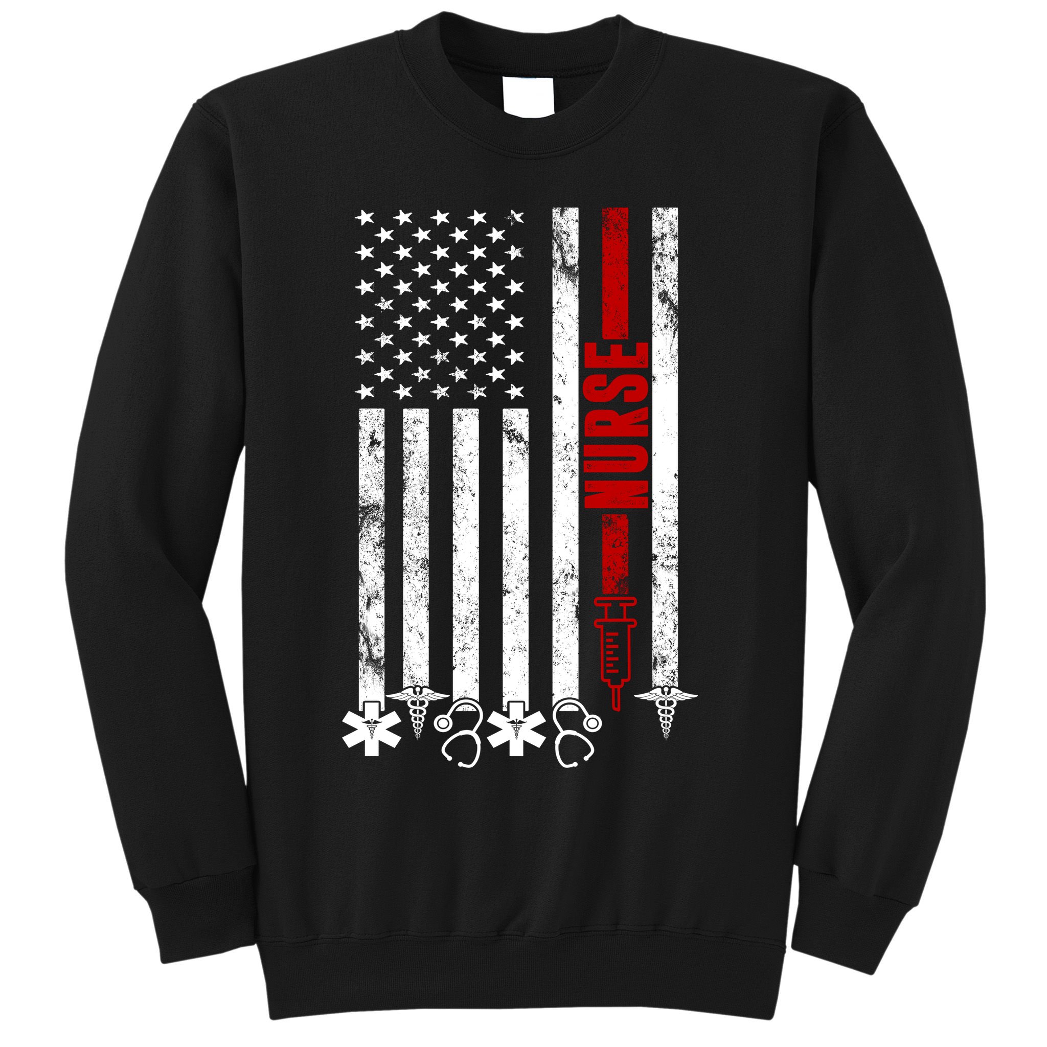 American Nurse Flag RN Nurse Sweatshirt
