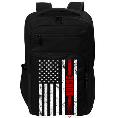 American Nurse Flag RN Nurse Impact Tech Backpack