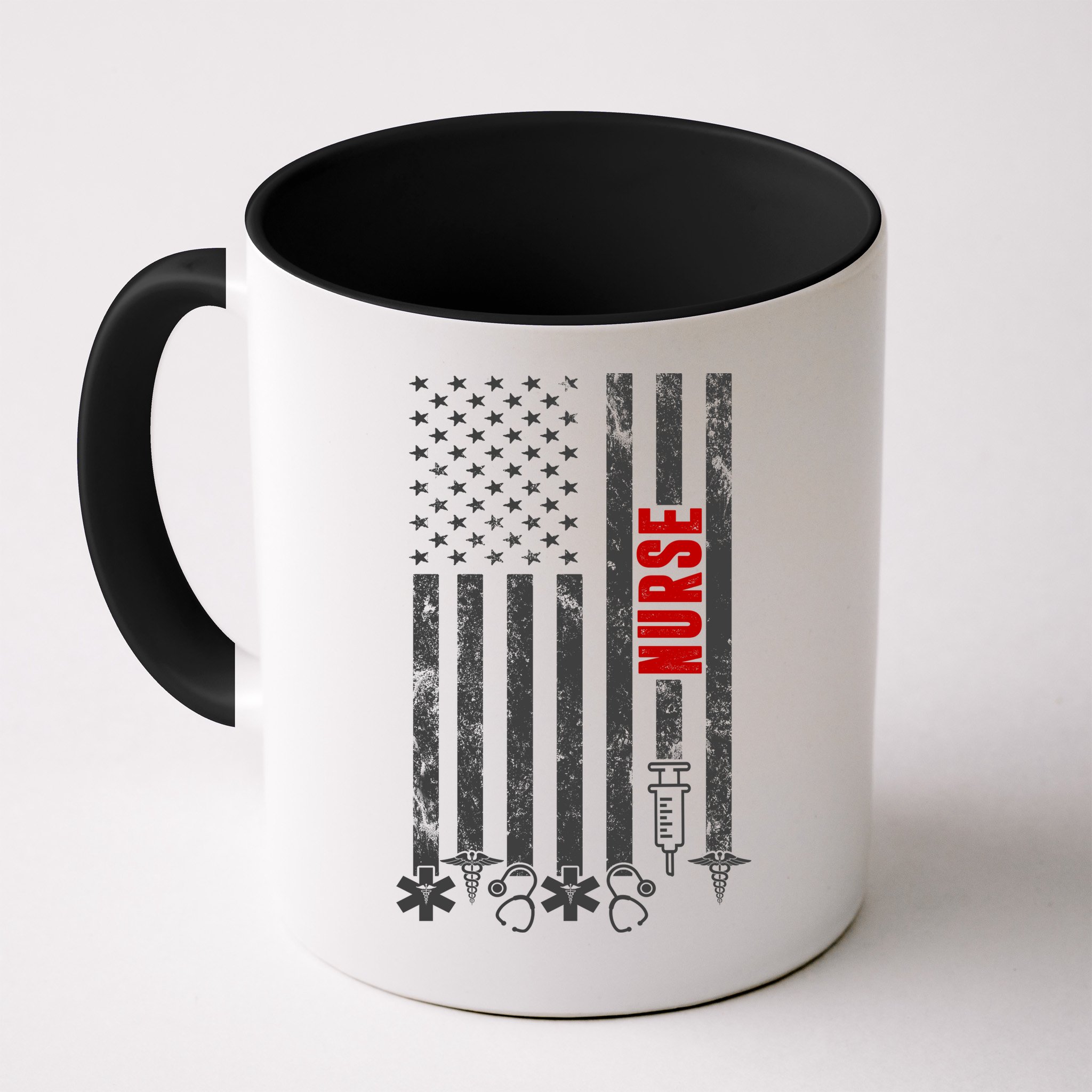 American Nurse Flag RN Nurse Mug
