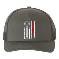 American Nurse Flag RN Nurse Yupoong Adult 5-Panel Trucker Hat