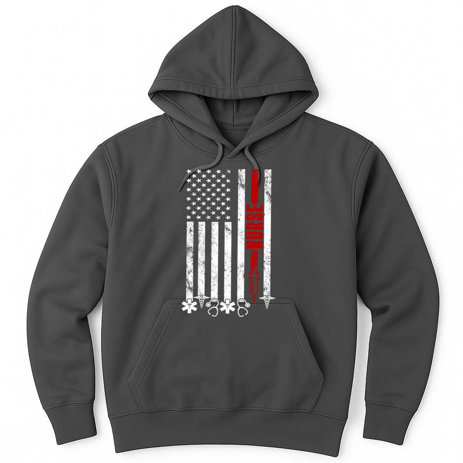 American Nurse Flag RN Nurse Hoodie