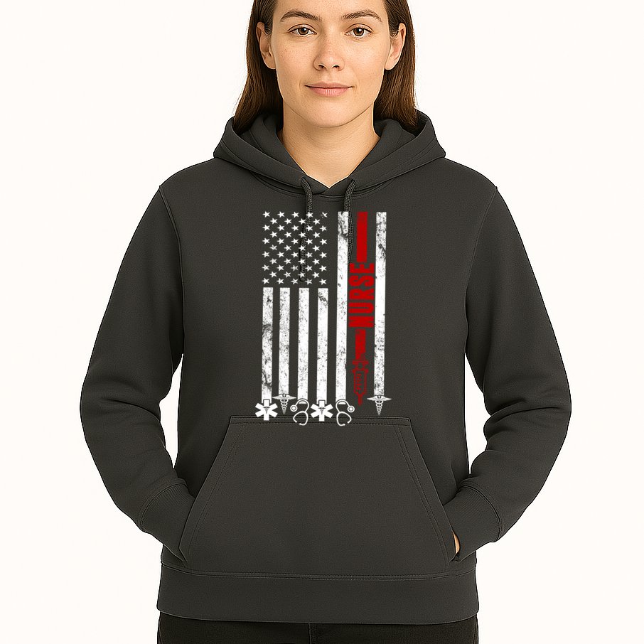 American Nurse Flag RN Nurse Hoodie