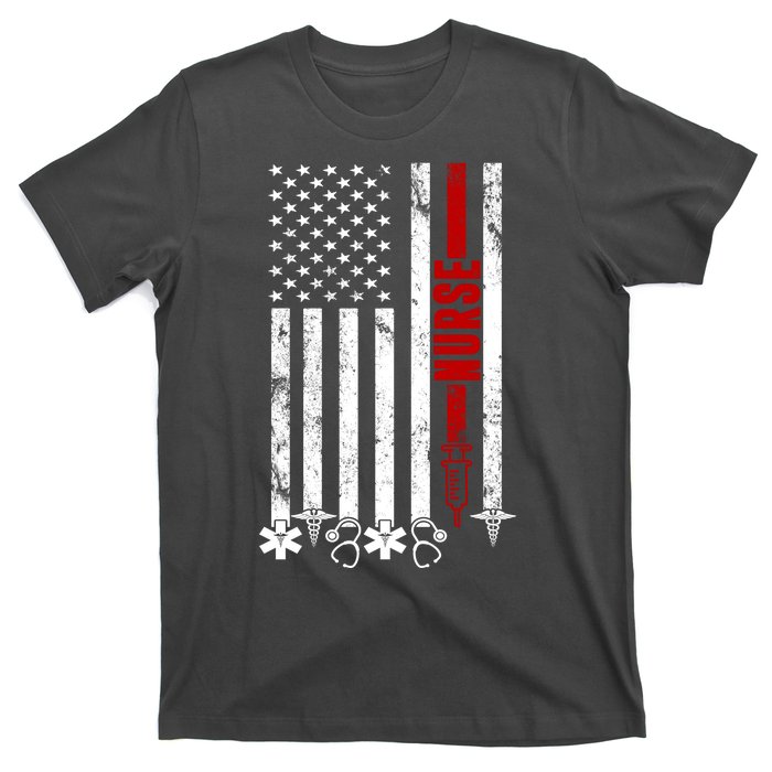 American Nurse Flag RN Nurse T-Shirt