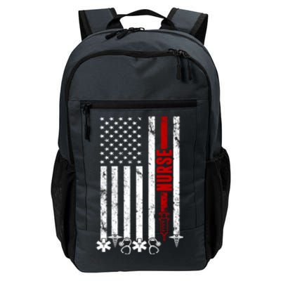 American Nurse Flag RN Nurse Daily Commute Backpack