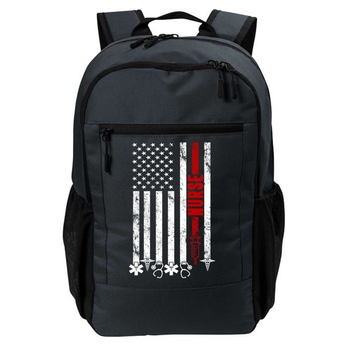 American Nurse Flag RN Nurse Daily Commute Backpack