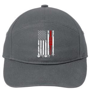 American Nurse Flag RN Nurse 7-Panel Snapback Hat