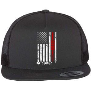 American Nurse Flag RN Nurse Flat Bill Trucker Hat