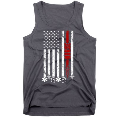 American Nurse Flag RN Nurse Tank Top