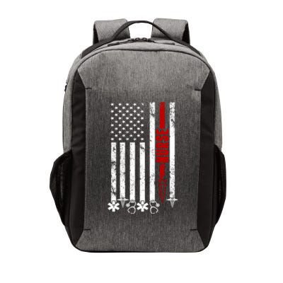 American Nurse Flag RN Nurse Vector Backpack