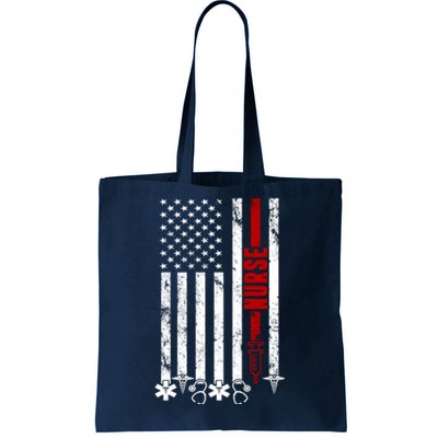 American Nurse Flag RN Nurse Tote Bag