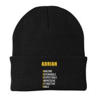 Adrian Name First Letter List Of Describing Words Knit Cap Winter Beanie