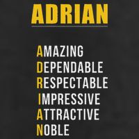 Adrian Name First Letter List Of Describing Words Trucker Hat