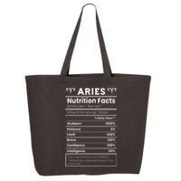 Aries Nutrition Facts Zodiac Sign 25L Jumbo Tote