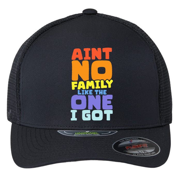 AinT No Family Like The One I Got Family Reunion 2024 Flexfit Unipanel Trucker Cap