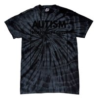 Autism Nutrition Facts Autistic Pride Autism Awareness Tie-Dye T-Shirt