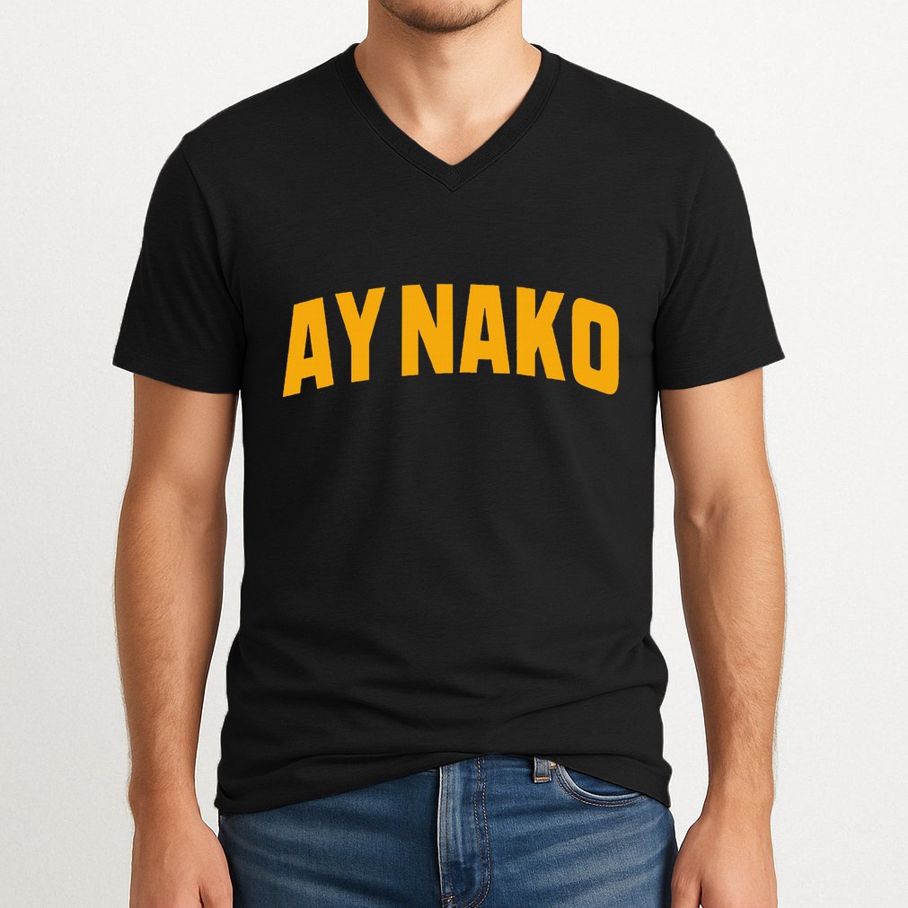 Ay Nako Filipino Funny Philippines Pinoy V-Neck T-Shirt