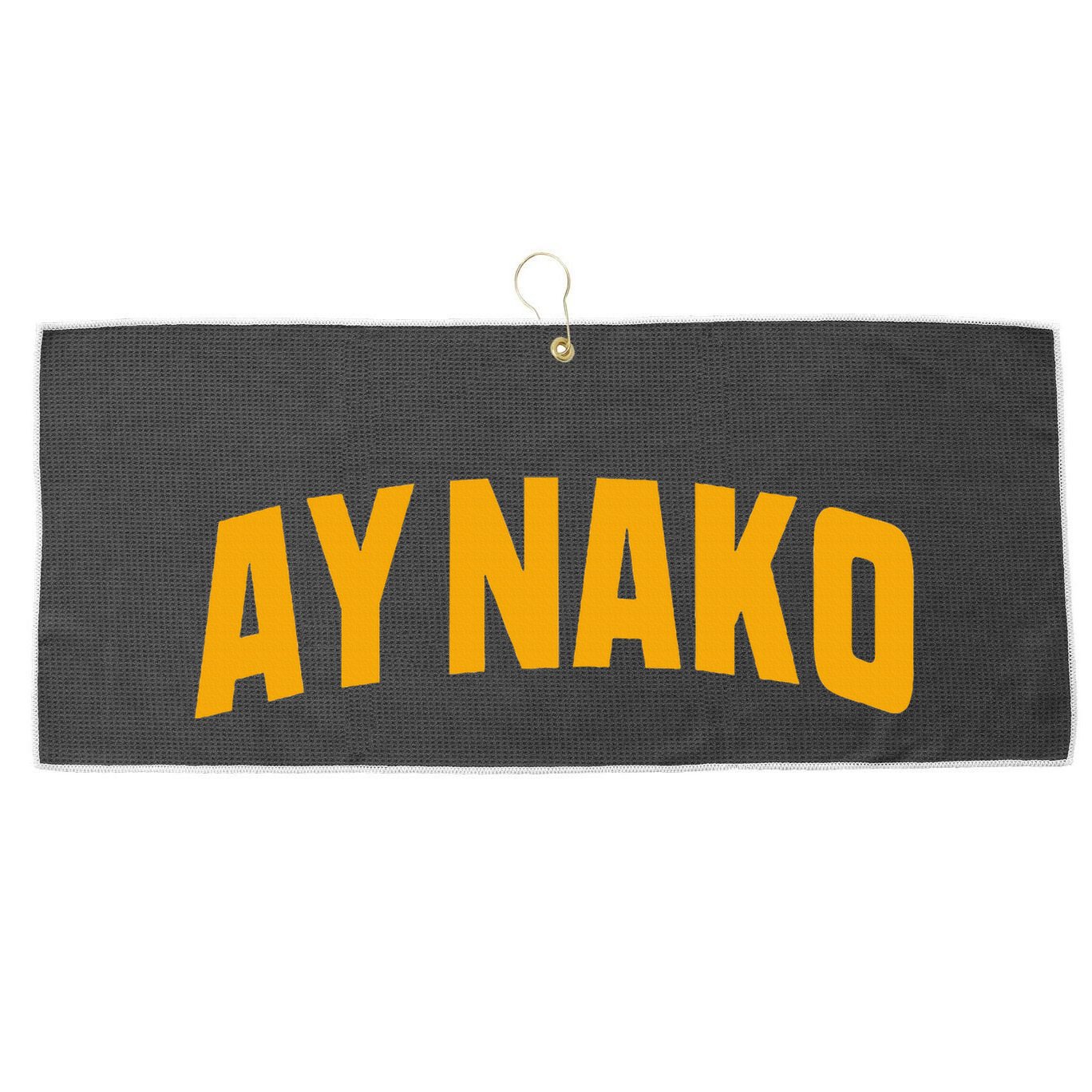 Ay Nako Filipino Funny Philippines Pinoy Large Microfiber Waffle Golf Towel