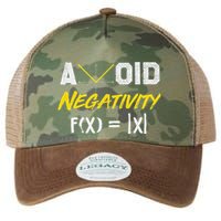 Avoid Negativity Funny Math Pun Equation Legacy Tie Dye Trucker Hat