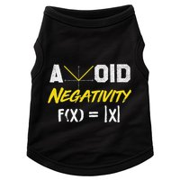Avoid Negativity Funny Math Pun Equation Doggie Tank