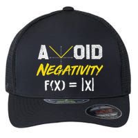 Avoid Negativity Funny Math Pun Equation Flexfit Unipanel Trucker Cap