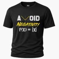 Avoid Negativity Funny Math Pun Equation Performance Shirt