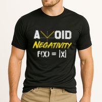 Avoid Negativity Funny Math Pun Equation Performance Shirt