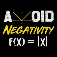 Avoid Negativity Funny Math Pun Equation Tall T-Shirt